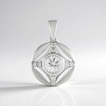 Ciondolo in argento con Zircone