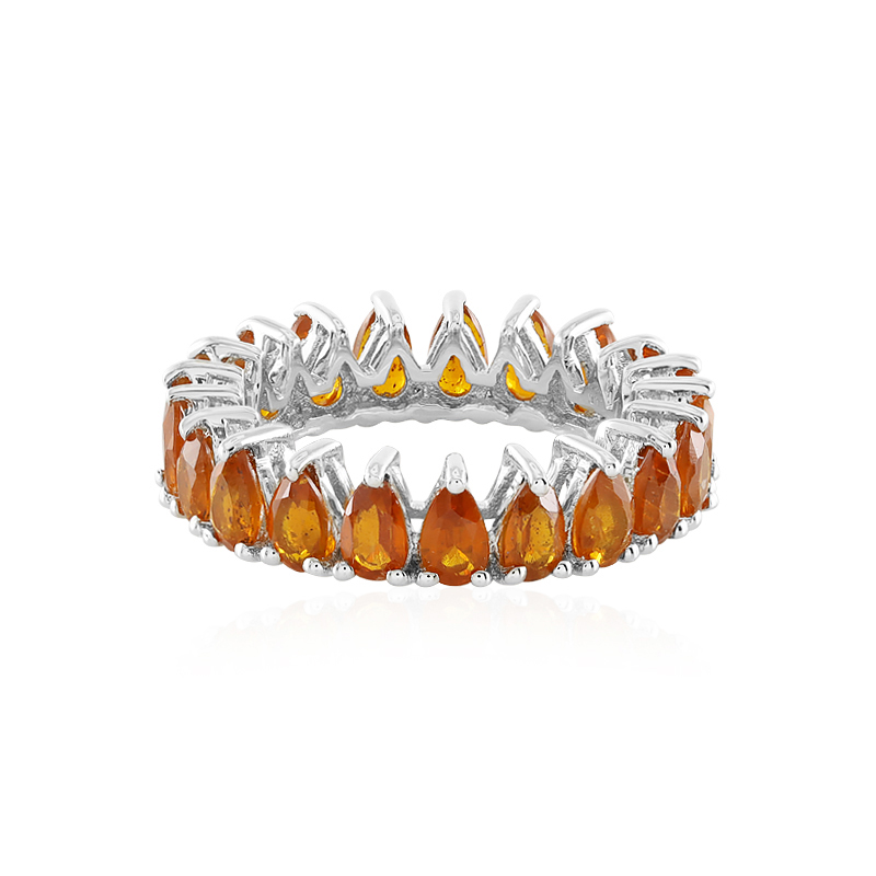 Saphir Naturel Orange Rouge De Tanzanie – 3.2 Mm, 0.16 Ct, Traitement Béryllium