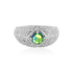 Zilveren ring met een Mezezo opaal (de Melo Essence)