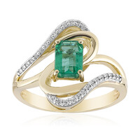 Anello in oro con Smeraldo Zambia (Rifkind 1894 Collection)