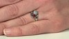 Bague en argent et Zircon rose