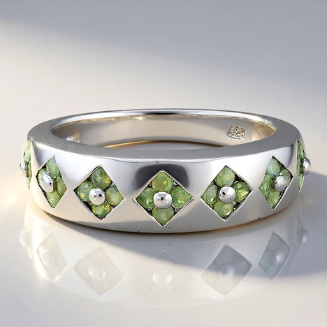 Bague en argent et Alexandrite