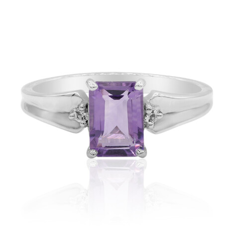 Anello in argento con Ametista