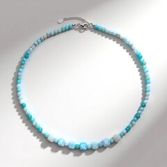 Collana in argento con Amazzonite
