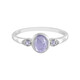 Bague en argent et Tanzanite