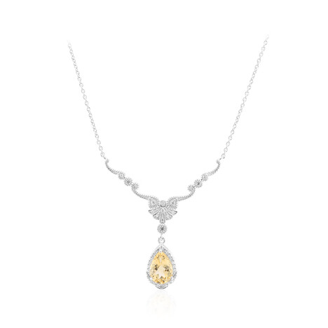 Collana in argento con Citrino