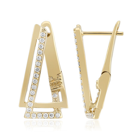 Orecchini in argento con Diamante I1 (G) (Annette)