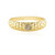 I2 Champagner-Brillant-Silberring (de Melo Essence)