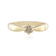 Bague en or et Diamant chocolat I2