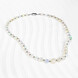 Welo Opal Silver Necklace (Riya)
