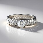Anello in argento con Zircone (de Melo Essence)