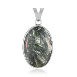 Seraphinite Silver Pendant
