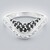 Anello in argento con Zaffiro Bianco