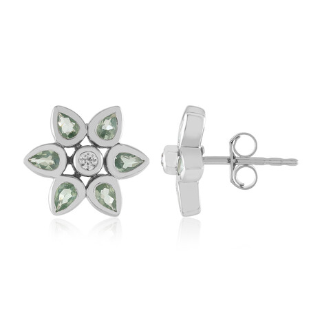 Alexandrite Silver Earrings