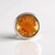Ciondolo in argento con Quarzo Arancione (MONOSONO COLLECTION)