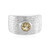 Anillo en plata con Berilo amarillo