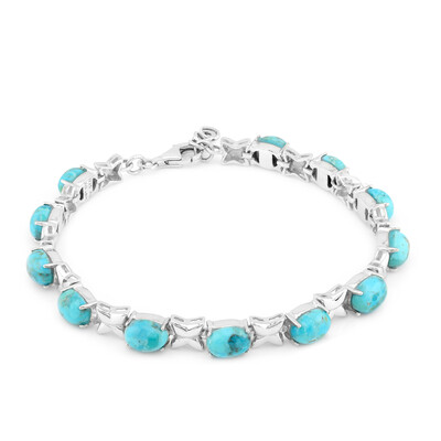 Kingman Blue Mojave Turquoise Silver Bracelet (Faszination Türkis)