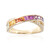 Gouden ring met saffieren (CIRARI)