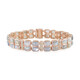 Zilveren armband met Groene Minary Labradorieten (KM by Juwelo)