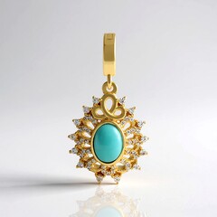 Ciondolo in argento con Turchese