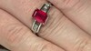 Bague en argent et Rubis de Bemainty