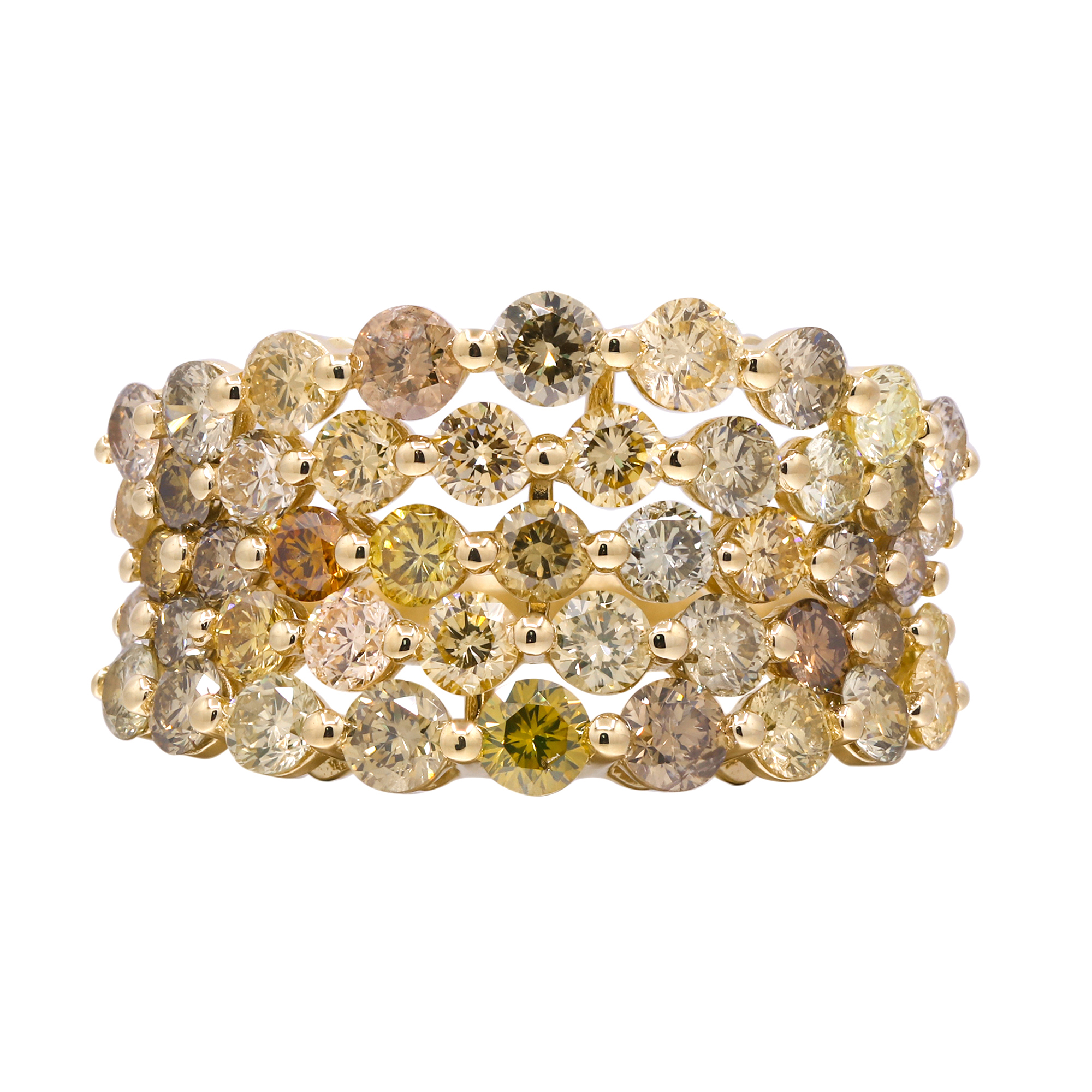 Anello con pavé di diamanti - Asta Gioielli - Associazione Nazionale