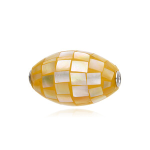 Perlmutt-Silberanhänger (MONOSONO COLLECTION)