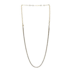 Gouden halsketting met I1 (H) Diamanten (CIRARI)