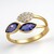 Anello in oro con Tanzanite AAA (CIRARI)