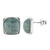 Boucles d'oreilles en argent et Fuchsite (dagen)