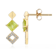 Orecchini in oro con Sfene