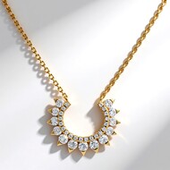 Collana in oro con Diamante SI1 (H) (CIRARI)