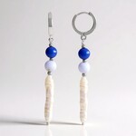 White Freshwater Pearl Silver Earrings (Riya)