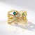 Anello in oro con Diamante Cioccolato I2 (SUHANA)