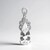 Ciondolo in argento con Danburite