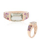 Zilveren ring met een groene amethist (KM by Juwelo)