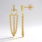 Orecchini in argento con Zircone