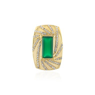 Grüner Onyx-Silberanhänger (MONOSONO COLLECTION)
