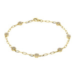 Gouden armband met SI1 (H) Diamanten (CIRARI)