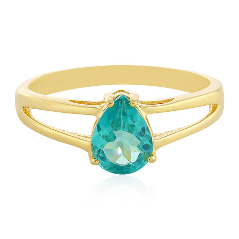 Bague en argent et Apatite bleue