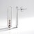 Boucles d'oreilles en argent et Diamant champagne I2 (de Melo Essence)