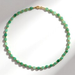 Collana in argento con Avventurina Verde
