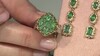 Zilveren ring met een Zambia-smaragd (Gems en Vogue)