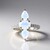 Anello in argento con Opale di Welo (Adela Silber)