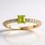 Anello in oro con Sfene