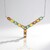 Collana in argento con Zaffiro Fancy