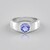 Anello in argento con Tanzanite