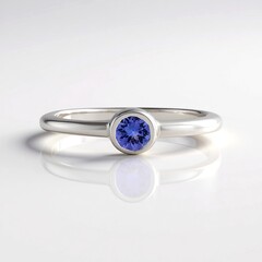 Anello in argento con Tanzanite
