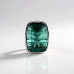 Ciondolo in argento con Fluorite Verde (MONOSONO COLLECTION)