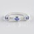 Anello in argento con Tanzanite